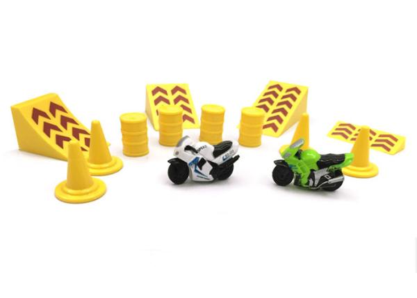 2 Mini Motocycle Kids Race Track Set With 360 Degree Spinning Top Speed