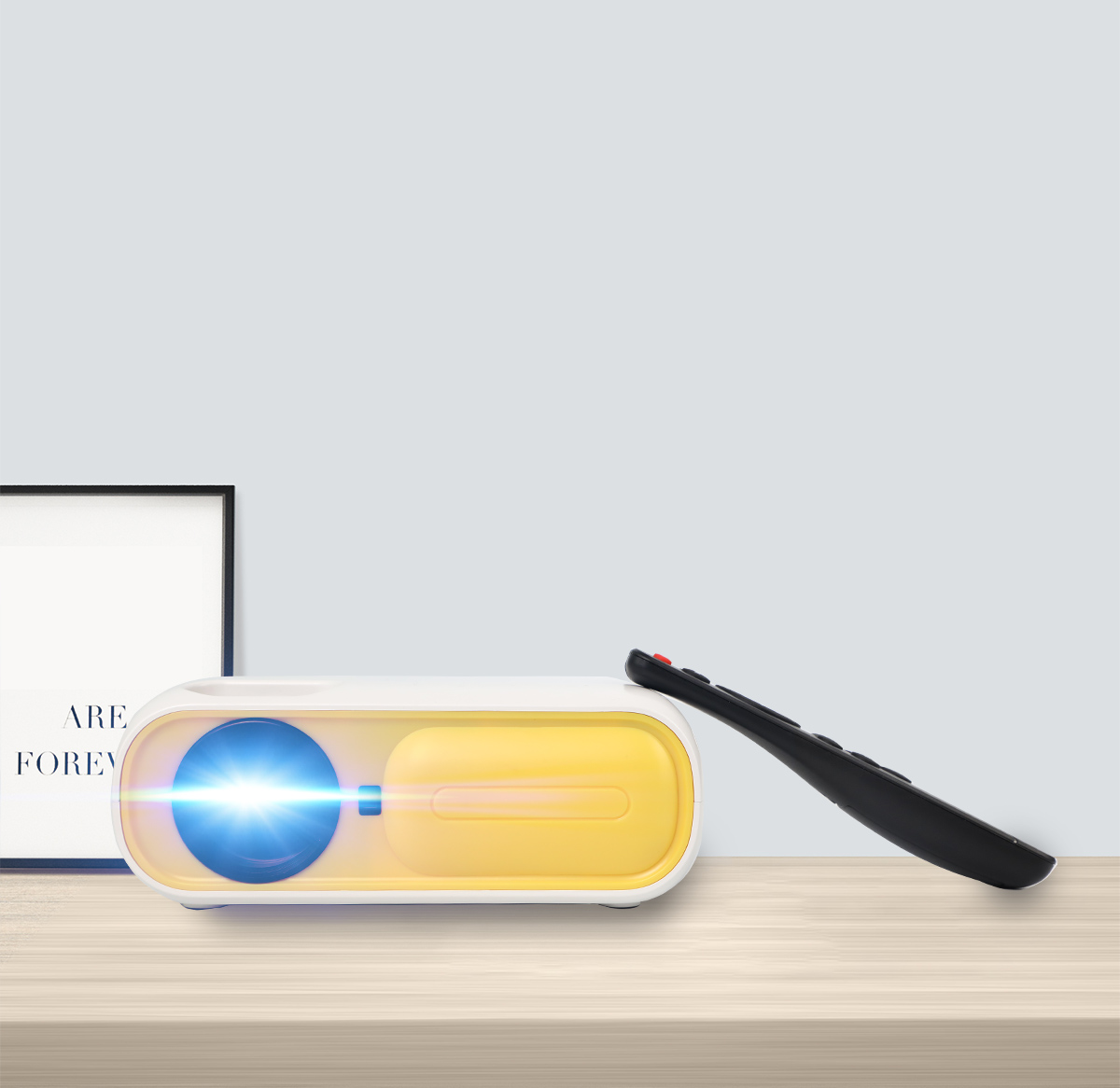 55dB чернота мини репроектора репроектора 720P 1080P 4k СИД LCD белая