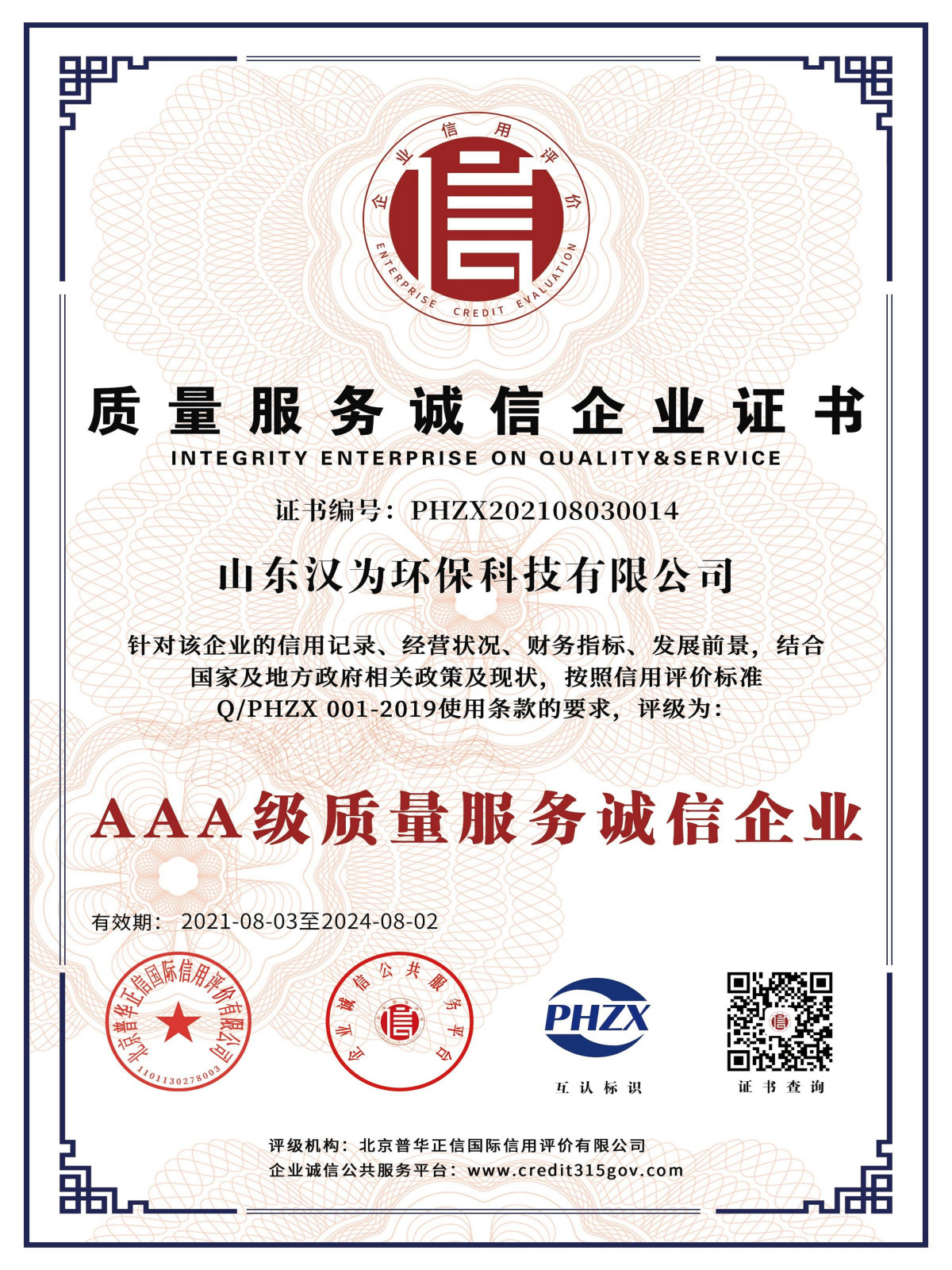 Shandong Sinovis EP Tech Co., Ltd Сертификации