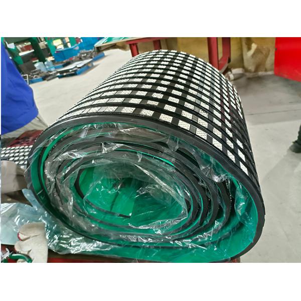 Alumina Ceramic Conveyor Belt Pulley Lagging Drum Pulley Rubber Lagging