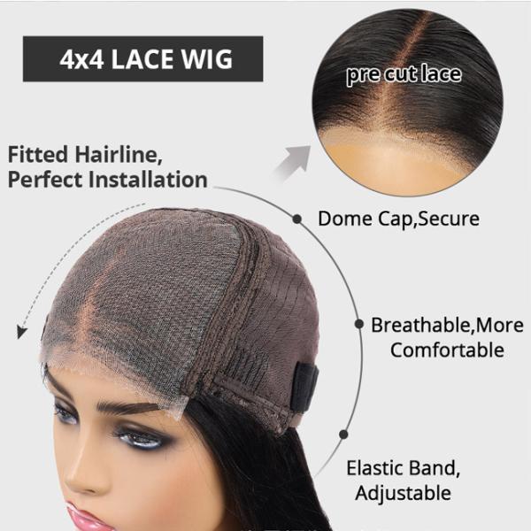 Costume Anti-Skid Belt Cheap Lace Front Wig 100% Human Hair Wig Frontal Hair Best Human Hair Glueless Wigs