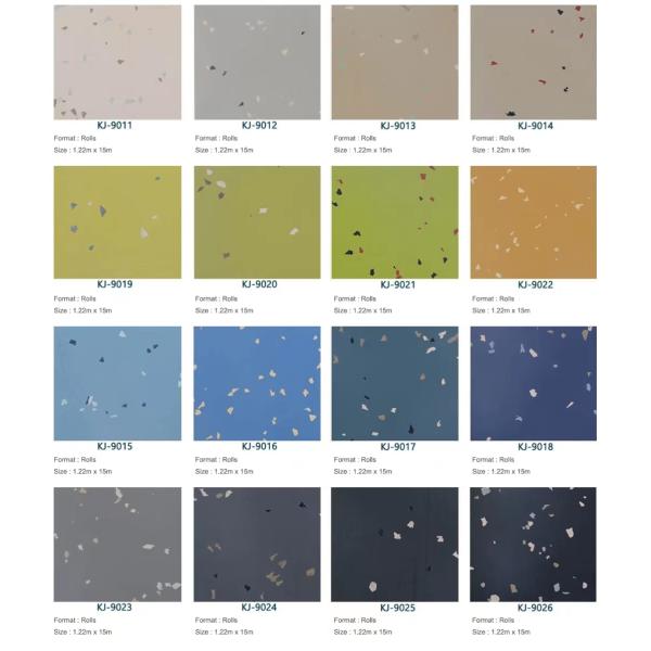 Fire Resistant High Density Rubber Flooring For School Airports Vinyl Flooring Roll