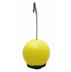 Soft Foam Card Holder Stress Ball Shape With Clip For Party And Events Logo Printed