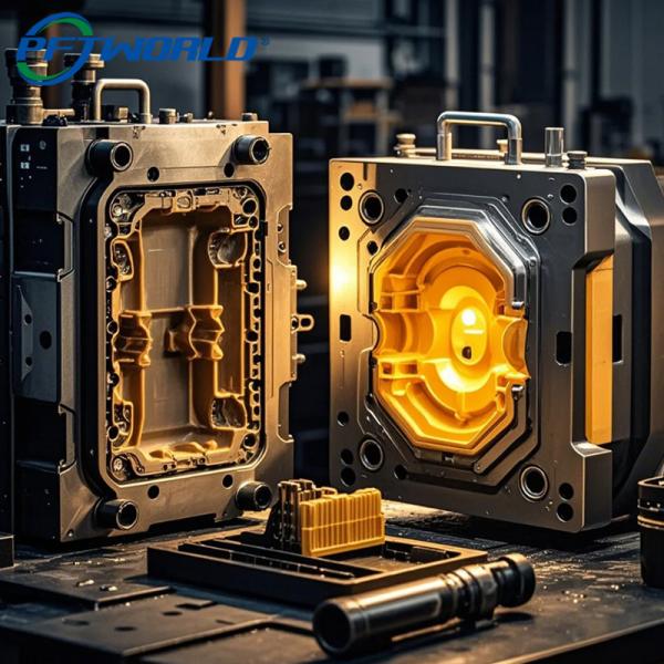 Prototipos rápidos de moldes de inyección de plástico con compatibilidad de software CAD y diseños duraderos