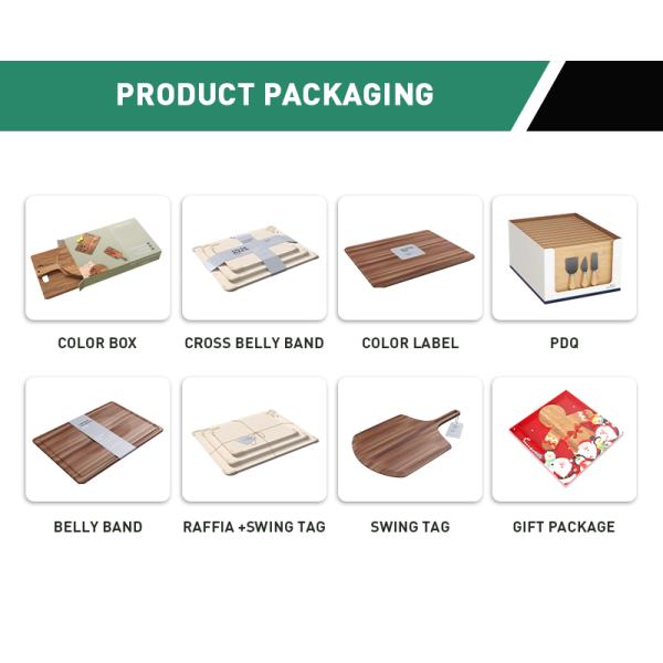 Wood Multipurpose Black Walnut Chopping Board Thick Kitchen With Juice Groove