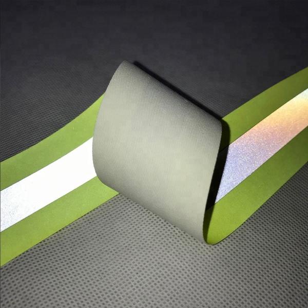 Tela de tecido refletor resistente ao fogo FR Tela refletora para uso de segurança