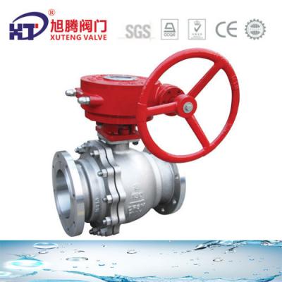 1000 kg de embalagem Valva de esferas de flanges com engrenagem de peso bruto para meios de gás Q341F-150LB