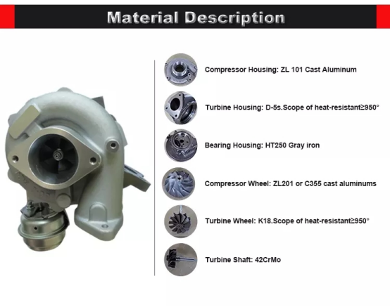 Auto Spare Parts Turbocharger GT2256V 715910-0002 6120960599 Fit Garrett Turbo Charger For Mercedes Benz C270 OM612 Engine