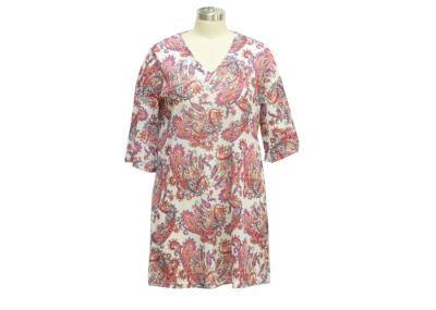 Nice And Cool Womens Mesh Dress , 3 4 Sleeve Casual Summer Dresses Fashionable