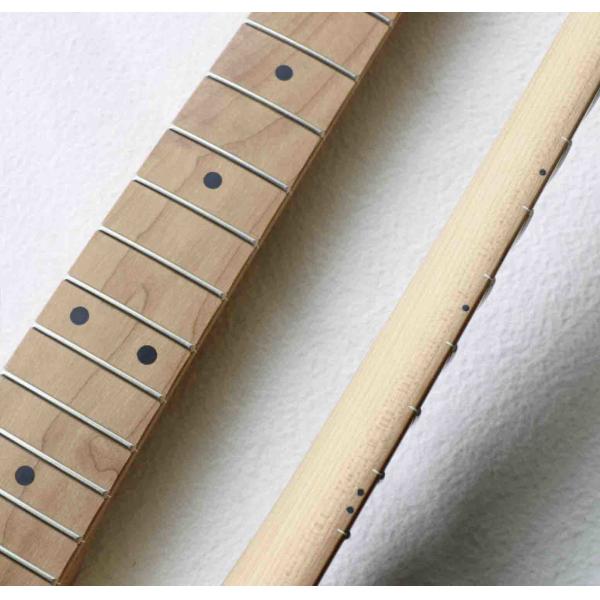 Custom Grand Paddle Guitar Headstock Unfinished Roasted Maple ST Guitar Neck Electric Acoustic Guitar Accept Kinds OEM