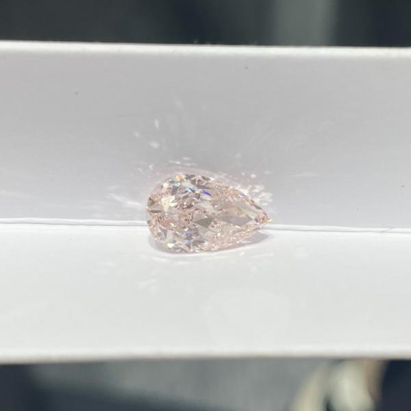 OEM 1.03Carat Lab Grown Pink Diamonds Custom Pear Shaped Polished