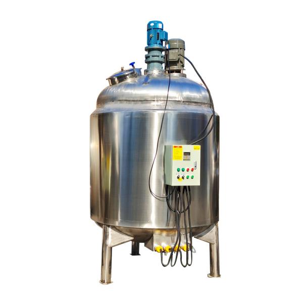 Soap Emulsifying Homogenizer Shampoo Stainless Steel Mixing Tank With Agitator 1000L