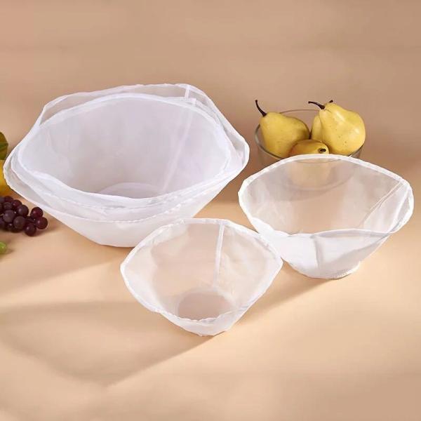 Sacos de filtro de malha de nylon de qualidade alimentar para filtro de vinho/café/suco/rosina