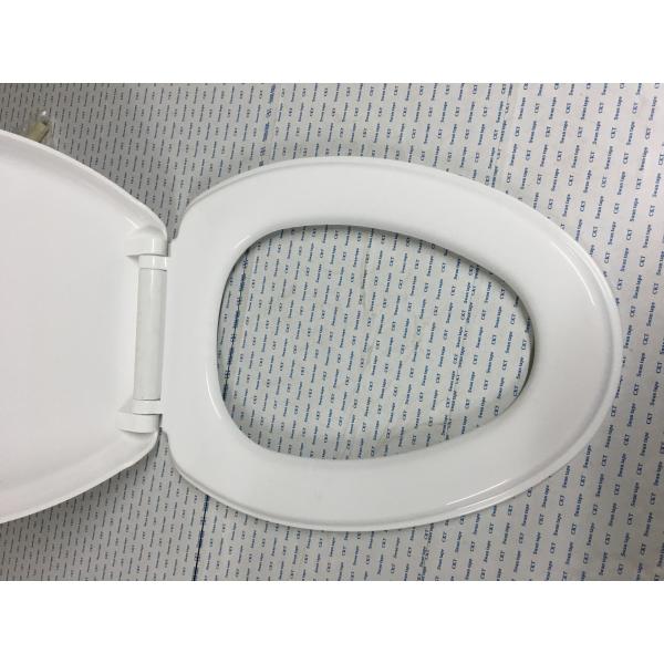 Contemporary Style Universal Toilet Lid Cover , Toilet Bowl Top Cover Quick Cleaning