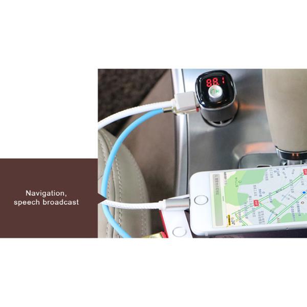 Car Bluetooth Adapter / Double USB Car Charger UDisk Stereo Music Play