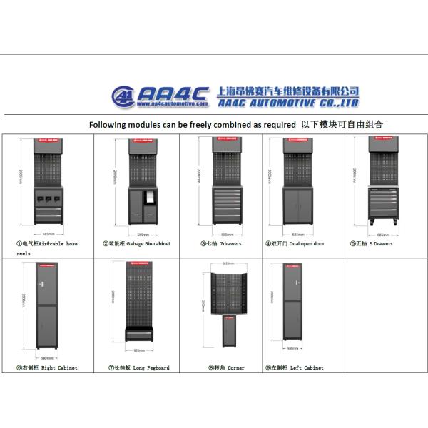 Верстак гаража шкафа инструмента комбинации блоков гаража мастерской стальные большие/мебель металла