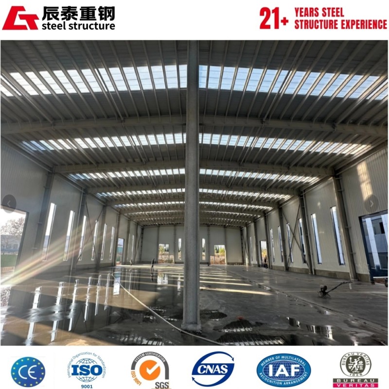 Wide Clear Span Steel Breeding Barn Without Intermediate Support Columns