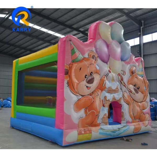 Small Size Inflatable Bouncer for Advertising Jumping Balloon Hamburger Bounce House
