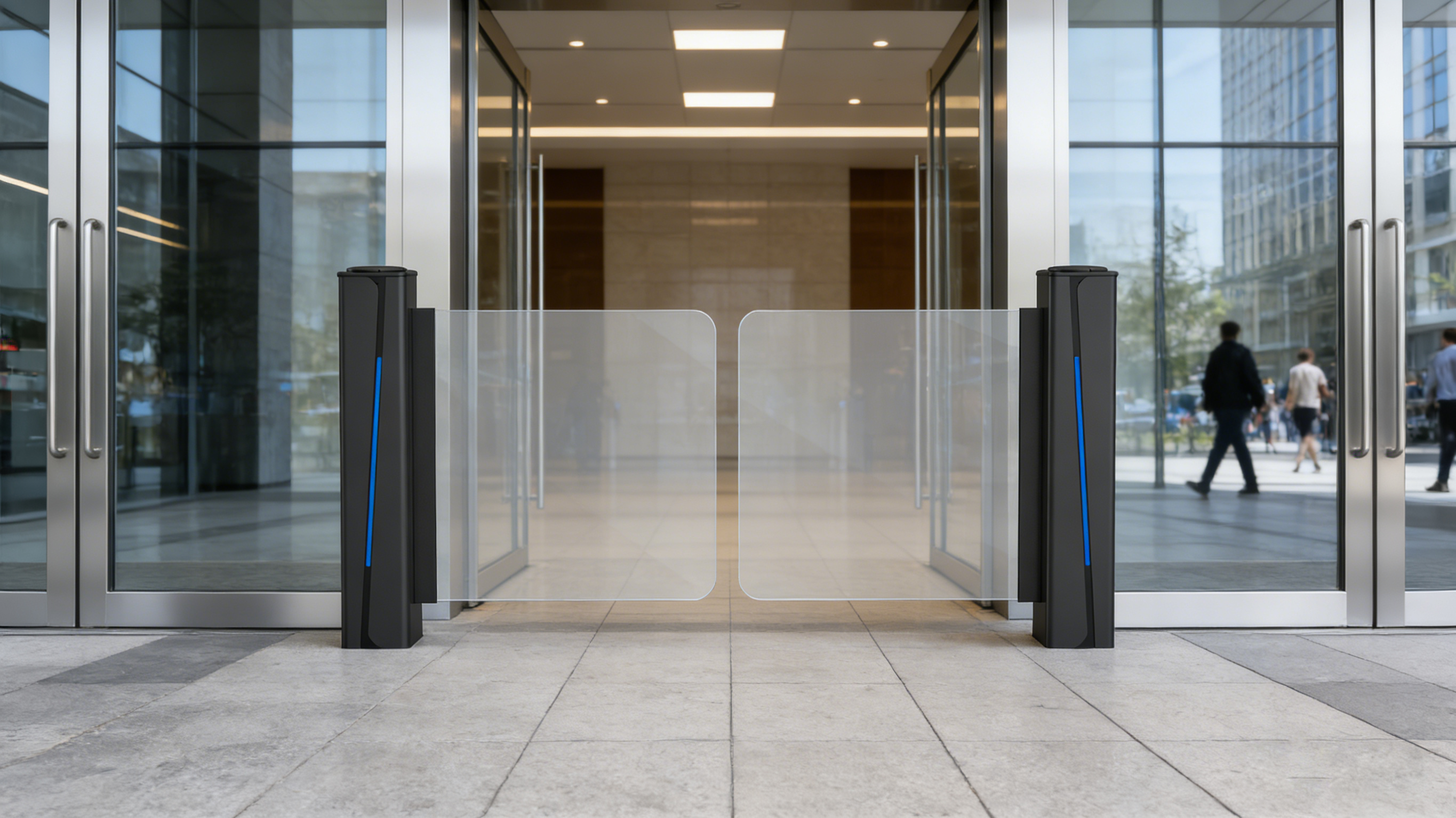 Turboo Pedestrian Access Control Integration Swing Gate Support Remote Control Z312