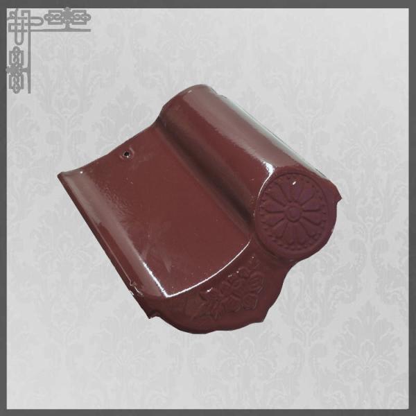 Тип лоснистый керамический дом s черепиц застеклил черепицы глины 220mm серые