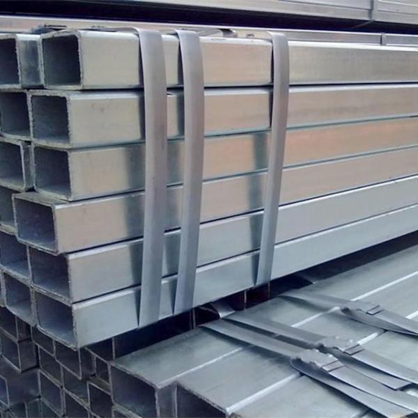 Galvanised Steel Rectangular Box Section Steel Pipe Connectors 20-300 mm