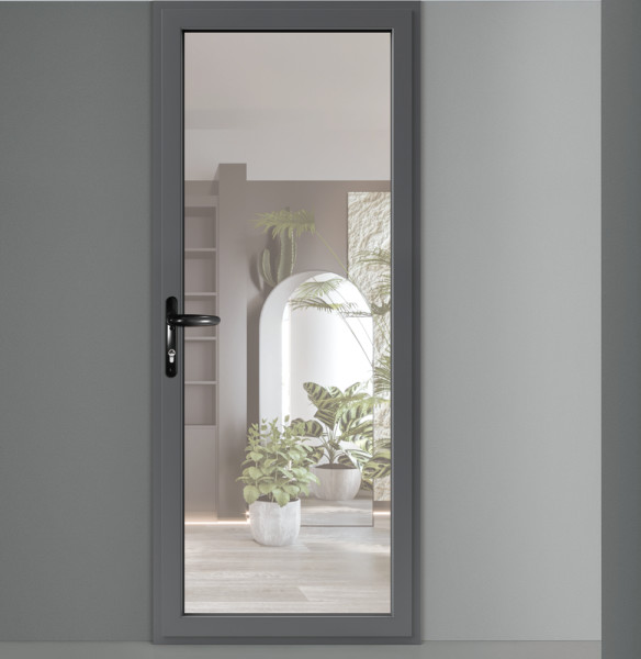 Dimensión Tamaño Puerta oscilante de aluminio Funcionamiento suave para uso doméstico