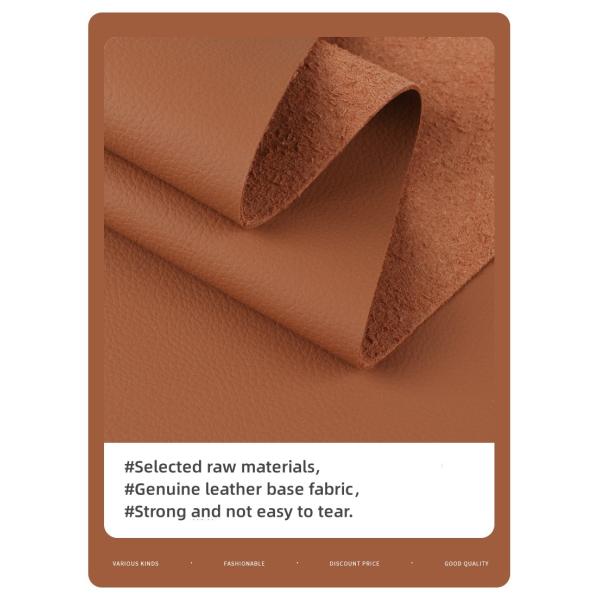 Litchi PVC Leather For Furniture 1.4mm Thickness Imitate Genuine Faux Leather