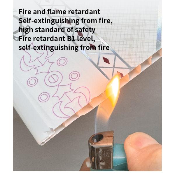 PVC 30cm Wide Suspended Ceiling Long Plastic Buckle Plate