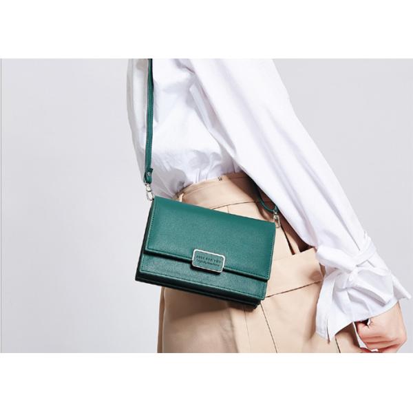 Envelope Women Pu Leather Bag Small Size Oem Odm Service For Change / Card
