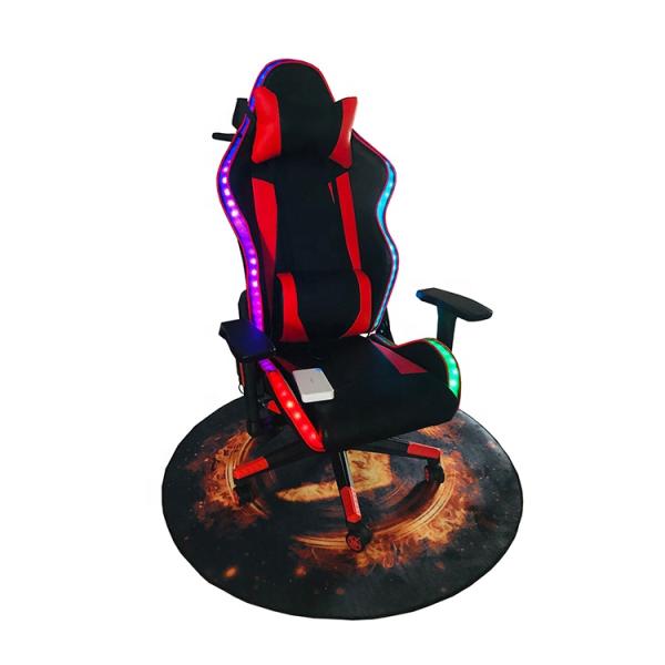 RGB LED Gaming Chair Comfortable and Professional Swivel Rolling Chair for Commercial
