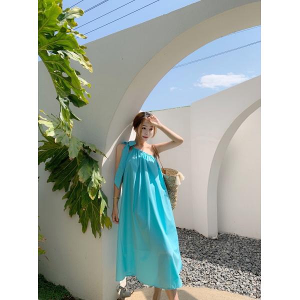 Seaside Beach Womens Vacation Dresses Halter Fashion Backless Cut Out