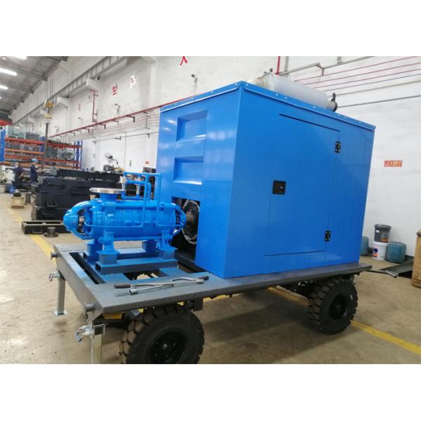 Водосливные насосы 55-100m3/H DN100 двигателя дизеля управляемые многошаговые аварийные