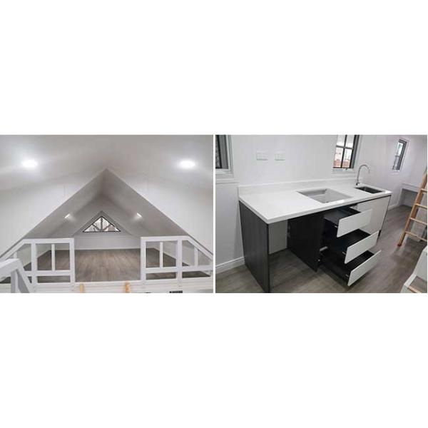 Hot Sale Light Steel Prefabricated Tiny House on Wheels with AU Standard