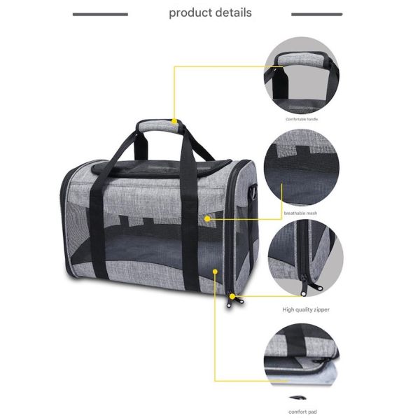 Large Cute Pet Supplies Unisex Indoor Outdoor Gear for Active Pets Featuring Comfortable Collars Leashes and Carriers