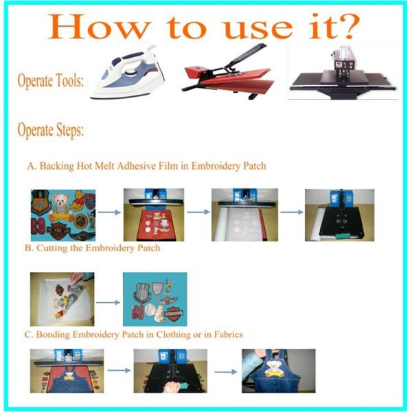 48cm PO Hot Melt Adhesive Film For Textile Fabric 85 Degree Melt Point