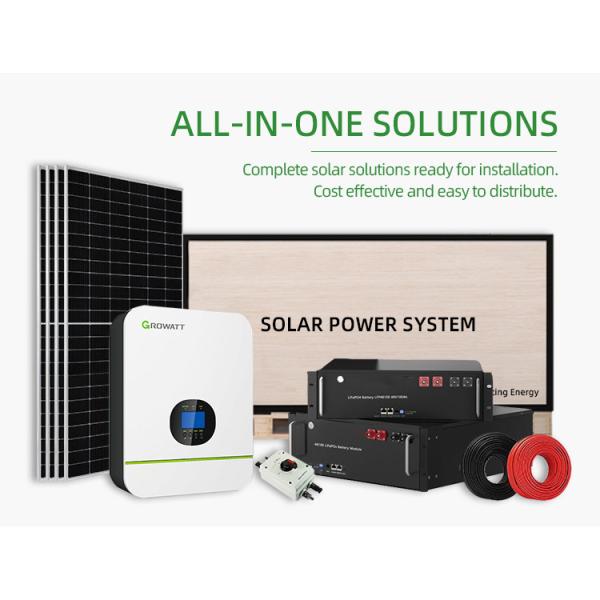 Sistema de energia solar híbrida de 10 kW para sistemas domésticos e comerciais de armazenamento de energia