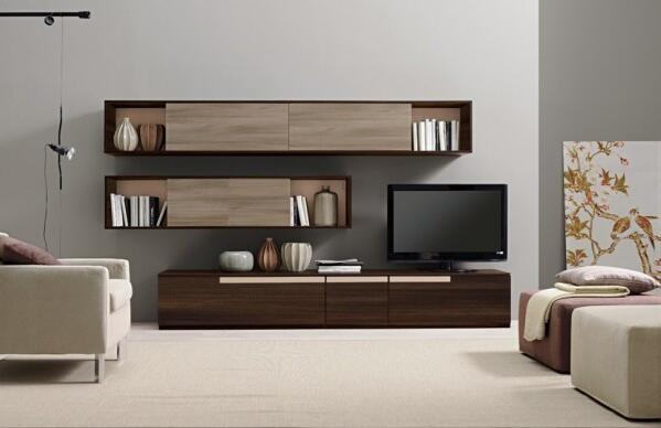 Durable Home Interior TV Cabinet Sturdy Construction Easily Installed