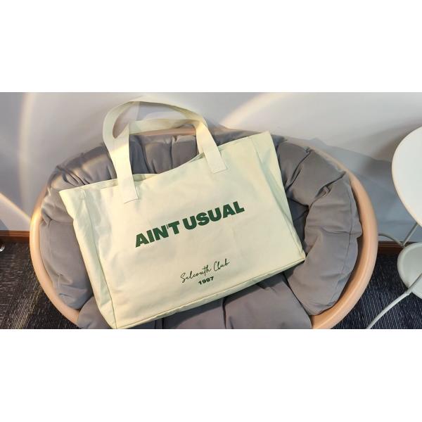 Exhibition Customized Logo Printed Oversized Cotton Canvas Tote Bag for Active Lifestyle
