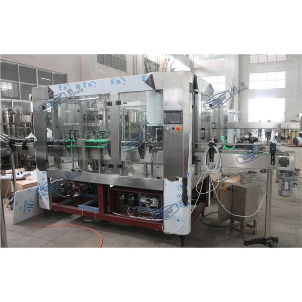 Screw Feeding Type Cola / Soda Can Filling Machine / Canning Machine Plc Control