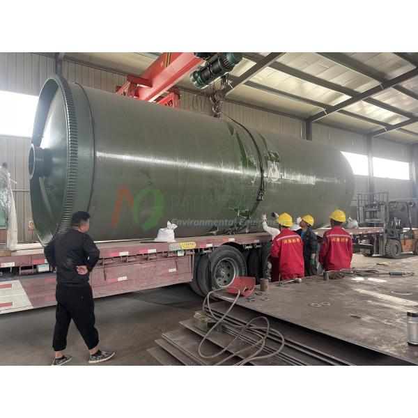 12 kW Mobile Skid Mounted Small Scale Pyrolysis Equipment for Environmental Solutions