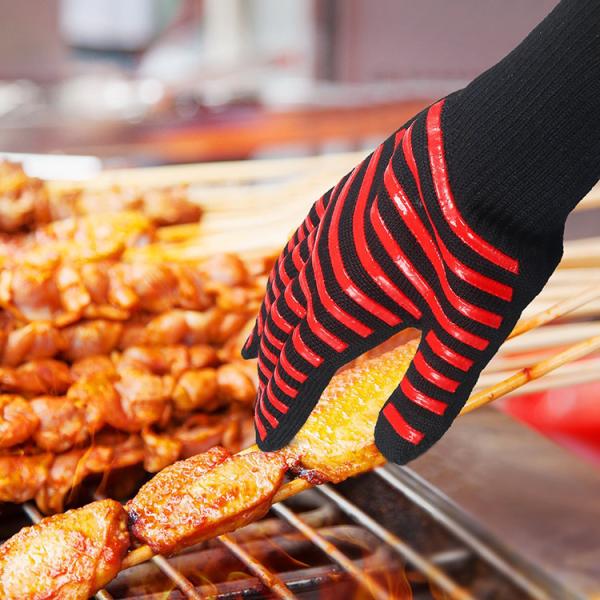 1472F Heat Resistant Barbecue Gloves BBQ Grill Supplies Fireproof Gloves For Grilling