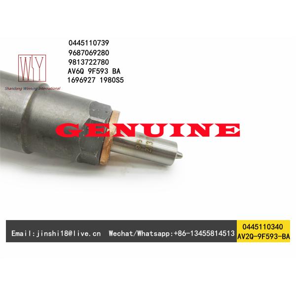 Bosch Genuine and New Fuel Injector 0445110340 0445110739 0986435203 for 1980S5 1696927 9687069280 AV2Q-9F593-BA