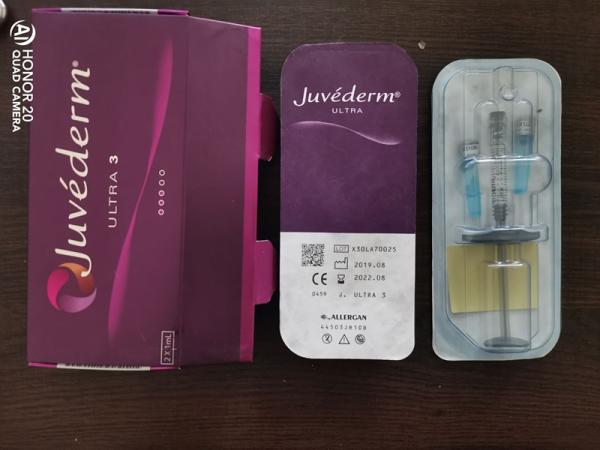 Juvederm Ultra 3 Hyaluronic Acid Dermal Filler 2x1ML for Lips Enlargement