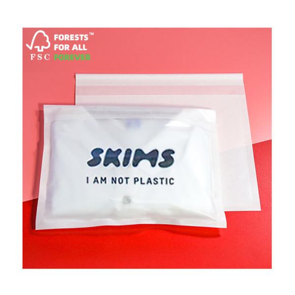Biodegradable Glassine Paper Bag Eco Friendly Self Seal Glassine Bags Recyclable
