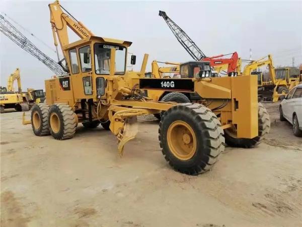 Accurate and Work Cat 140G/140H/140K Motor Grader from Japan with Good Blade Condition