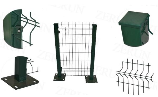 Factory Supply Welded Wire Mesh Fence Garden Fence Galvanized 3D Curved Fence