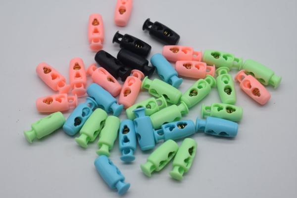 Decorative Dye Match Plastic Buckle With Lock Bungee Cord