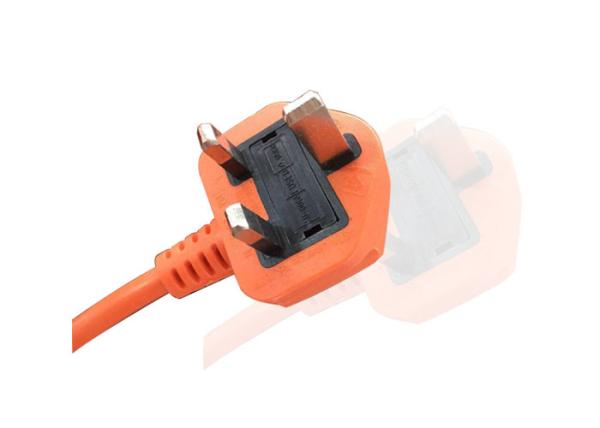 BS1363 13A 250V UK Power Cord For Steam Iron , 3 Prong Appliance Cord