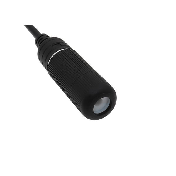 IP67 waterproof RJ45 cable assemblies black built in LED indicator, with1.25mm pitch