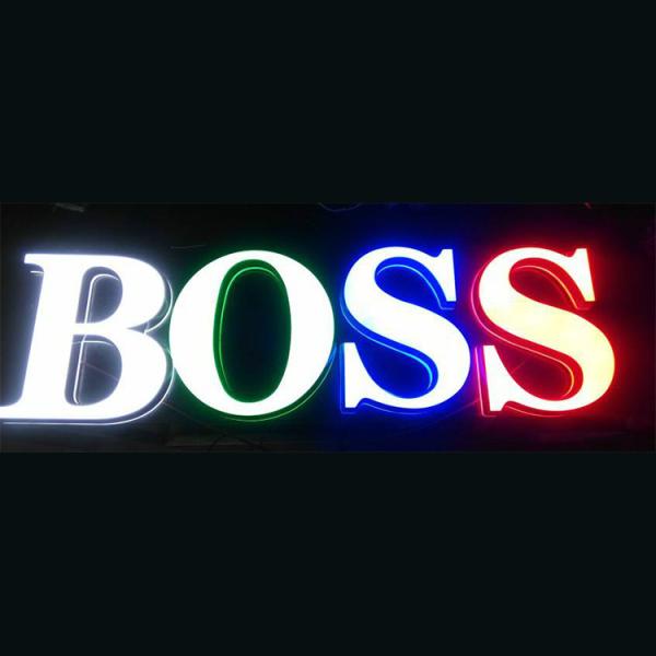 Customized Led Channel Letters Outdoor Store Signage 3D Acrylic Letter Sign